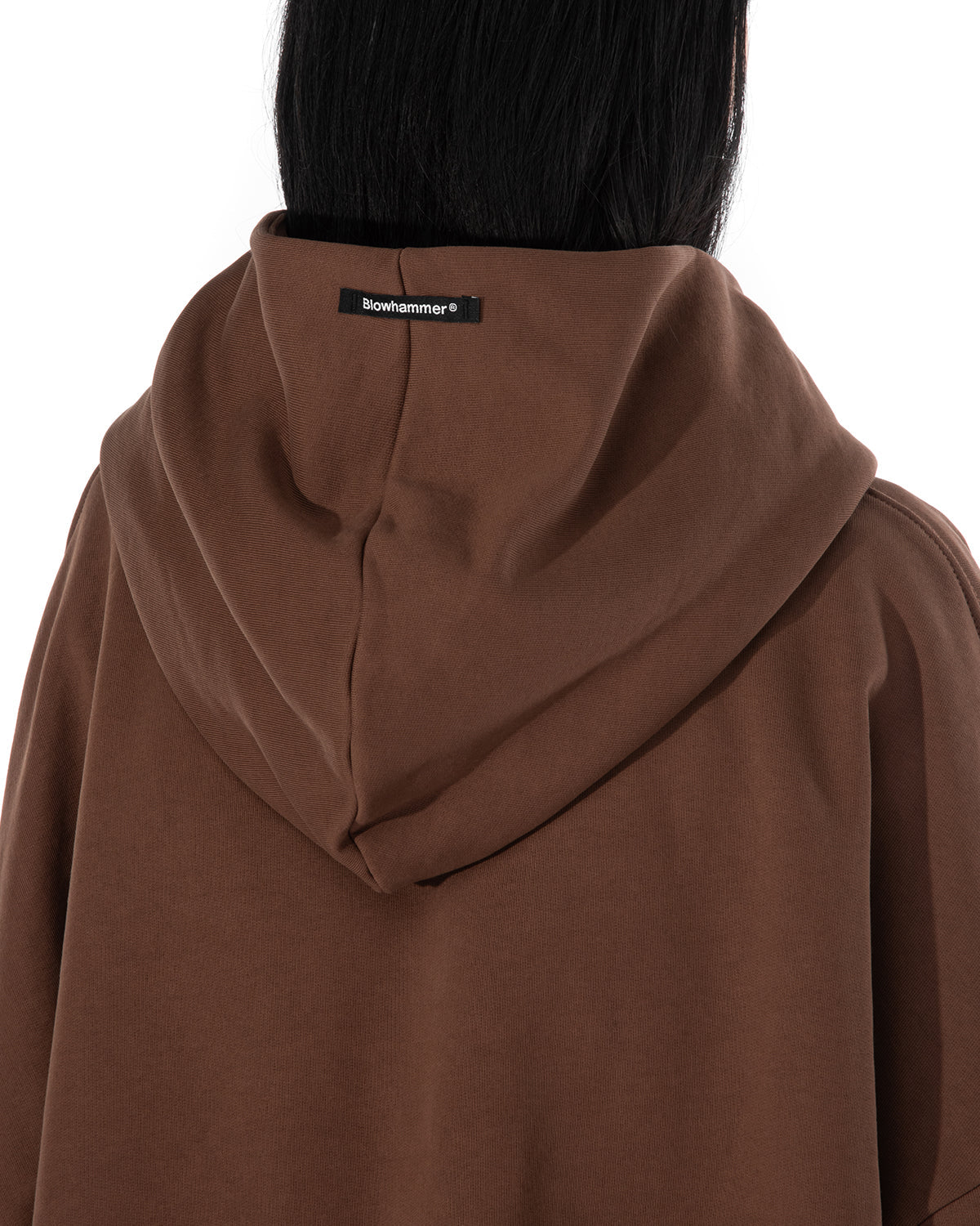 BROKENHEART Brown Zip Hoodie | Blowhammer, color_brown